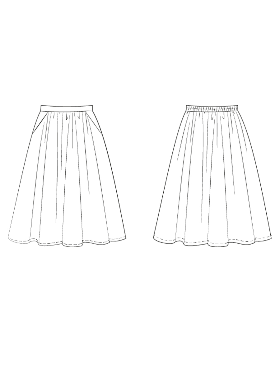 Викройка № 321 Спідниця